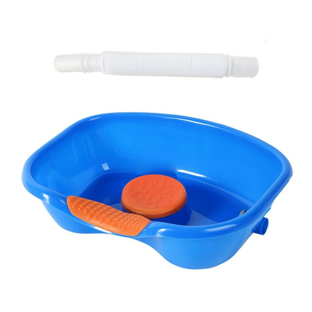 Hair Washing Basin Horizontal Drainable Portable Shampoo Tray for
