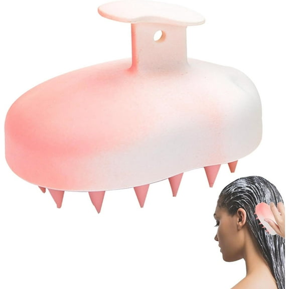 Hair Washing Brush, Scalp Massager and Head Scrubber for Hair Growth, Waterproof Scalp Exfoliator with Soft TPE, Hair Scrubber and Scalp Care Scrubber for All Hair Types Nulyunze