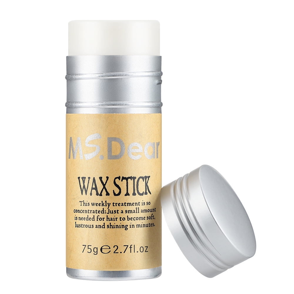 Hair Wax Stick, Broken Hair Edge Booster Edge Control Styling Finishing Stick - Lasting Anti-Static Non-greasy Fast Works Hair Shaping Cream Wax for Flyaways Edge Frizz Hair