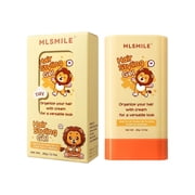 Hair Wax Stick for Kids Styling Gel, Built-In Comb Retractable Easy Styling Baby Hair Gel, No-Greasy Kids Hair Gel for Fly Away & Edge Frizz Hair, Long Lasting Texture, Easy to Styling, O.7oz