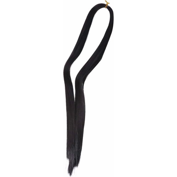 Hair Wefts for Rerooting Wigs Hair Extensions for Hair Making DIY Making Accessories Figurine Wigs BlackBlack