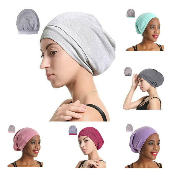 Hair Wrap Bonnet Silk Lined Night Sleep Cap , Hair Wraps for Sleeping Hat Gift Women Mom Wife Mother Grandma