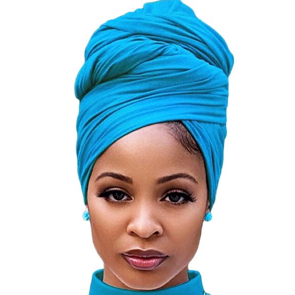 Hair Wrap for Black Women with Natural Hair Large Stretch Soft Edge Scarves for Braids Dreadlocks Headbands