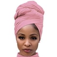 thumbnail image 1 of Hair Wrap for Black Women with Natural Hair Large Stretch Soft Edge Scarves for Braids Dreadlocks Headbands, 1 of 8