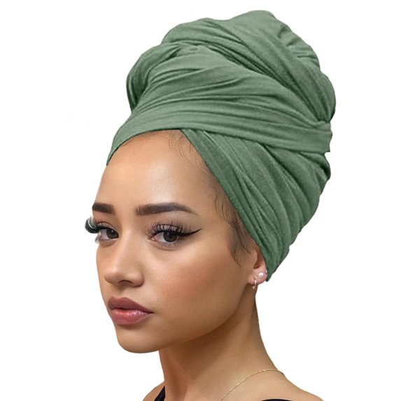 Hair Wrap for Black Women with Natural Hair Large Stretch Soft Edge Scarves for Braids Dreadlocks Headbands
