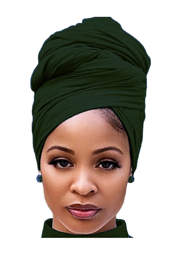 Hair Wrap for Black Women with Natural Hair Large Stretch Soft Edge Scarves for Braids Dreadlocks Headbands