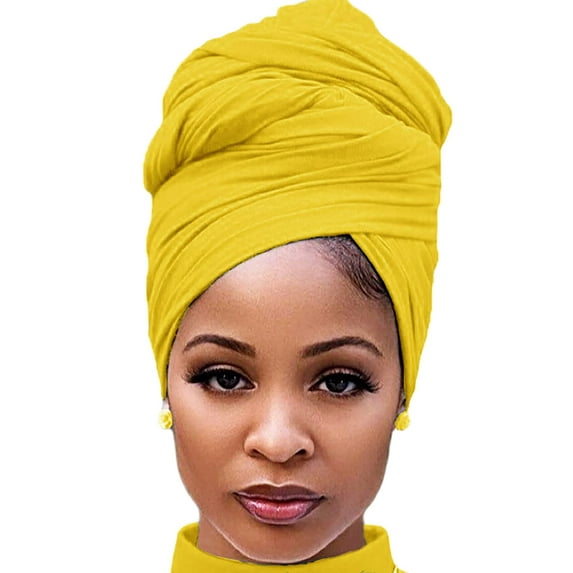 Hair Wrap for Black Women with Natural Hair Large Stretch Soft Edge Scarves for Braids Dreadlocks Headbands