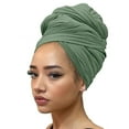thumbnail image 1 of Hair Wrap for Black Women with Natural Hair Large Stretch Soft Edge Scarves for Braids Dreadlocks Headbands, 1 of 5
