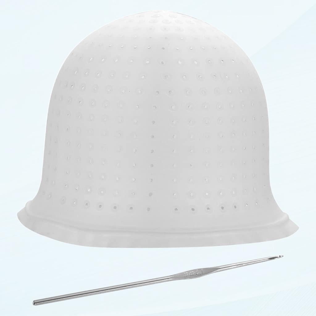 Hair dye cap (prepunched), silicone hair dye cap, suitable for hair