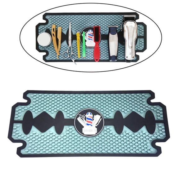 Hair mat, Heat-Resistant Table Flexible Countertop Tray Nonslip Barber Mats, for Curling Irons, , Hair , Hair Salon