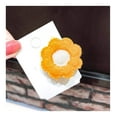 thumbnail image 1 of Hair pins Brooch Dual-Use Cute Little Flower Pin Duckbill Clip Hairpin Jewelry 1pcs Women Girls Knitted Fabric Flower Hairpin (Color : 1), 1 of 5