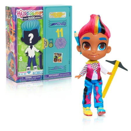HairDUDEables Series 3, Hairdorables Surprise Collectible Dolls, Styles May Vary, Kids Toys for Ages 3 Up, Gifts and Presents