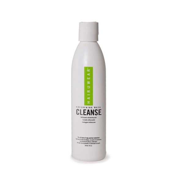 HairUWear "Cleanse" Shampoo for Wigs & Hair Extensions, 8 Ounce