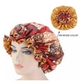 thumbnail image 1 of HairVillas Hair Styling Bonnet Double Sided Reversible Satin Bonnets Sleeping Cap Hair Styling Caps Headwear, 1 of 1