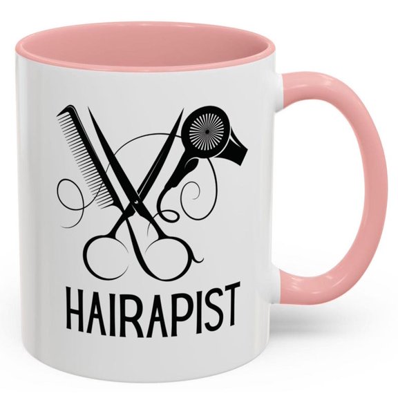 Hairapist Funny Hair StY1LiS1offee Mug, Great Gift for Hairdressers, Sa1lon Owners, Hair Coloris, Hair AppointM1ent R1eminder, Hair Sa1lon