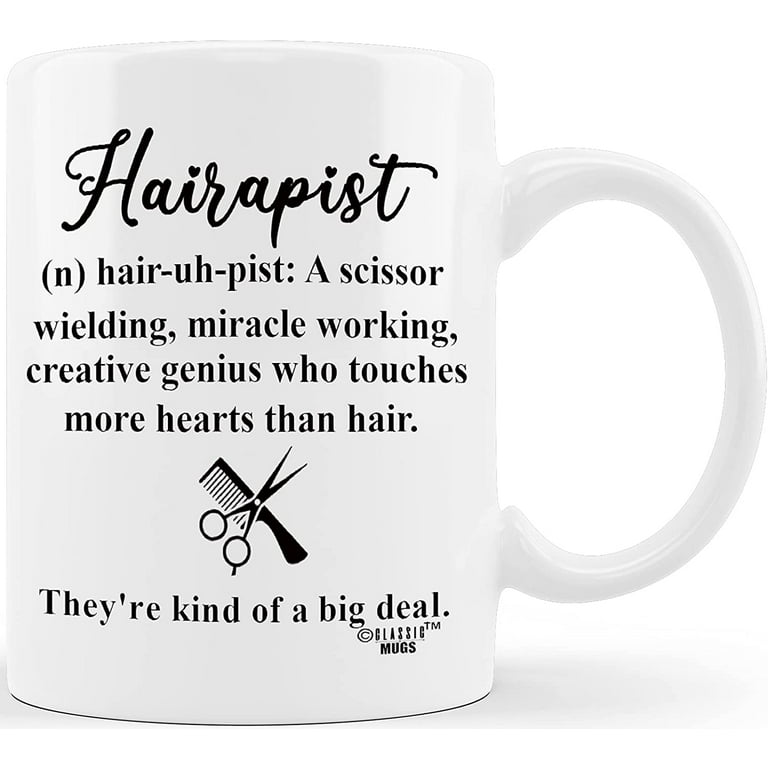 Funny Hairdresser Gifts for Men & Women Hair Stylist Mug Beauty School –  Cute But Rude