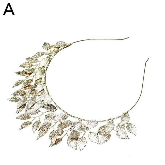 Hairband Leaf Pearl Headbands For Women Bride Crown Accessory Wedding Hair X7Y2 J7V5