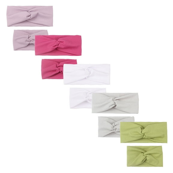 Hairbands Family Headbands Solid Stripe And Baby Hair Band Headwrap 5PCS Spritz Headband Baby Turban Bow Headband