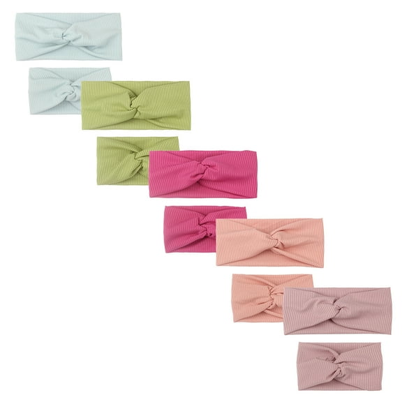 Hairbands Family Headbands Solid Stripe And Baby Hair Band Headwrap 5PCS Spritz Headband Baby Turban Bow Headband