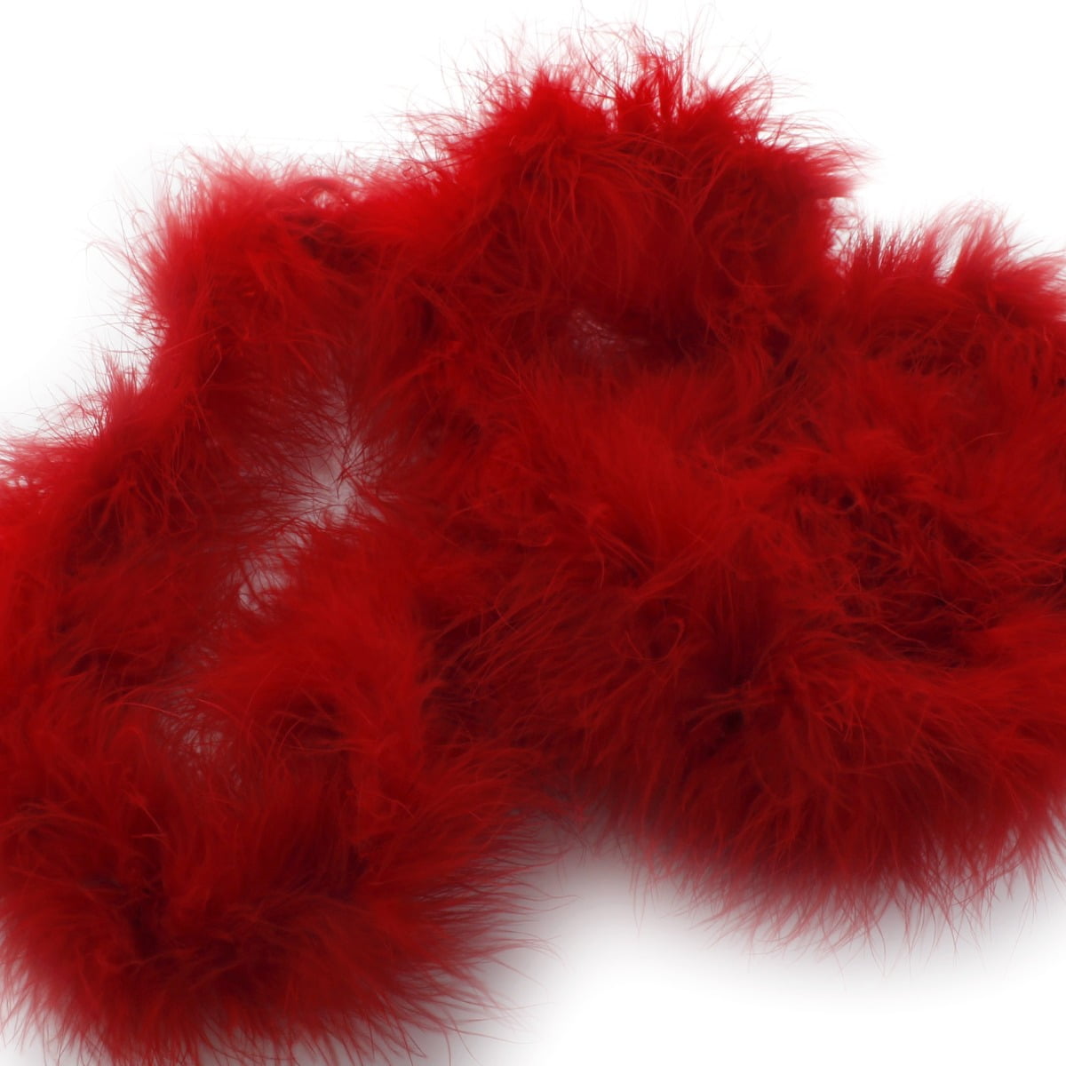 Marabou Feathers Small 1-3 fluffs RED 7 grams approx. 105 per bag