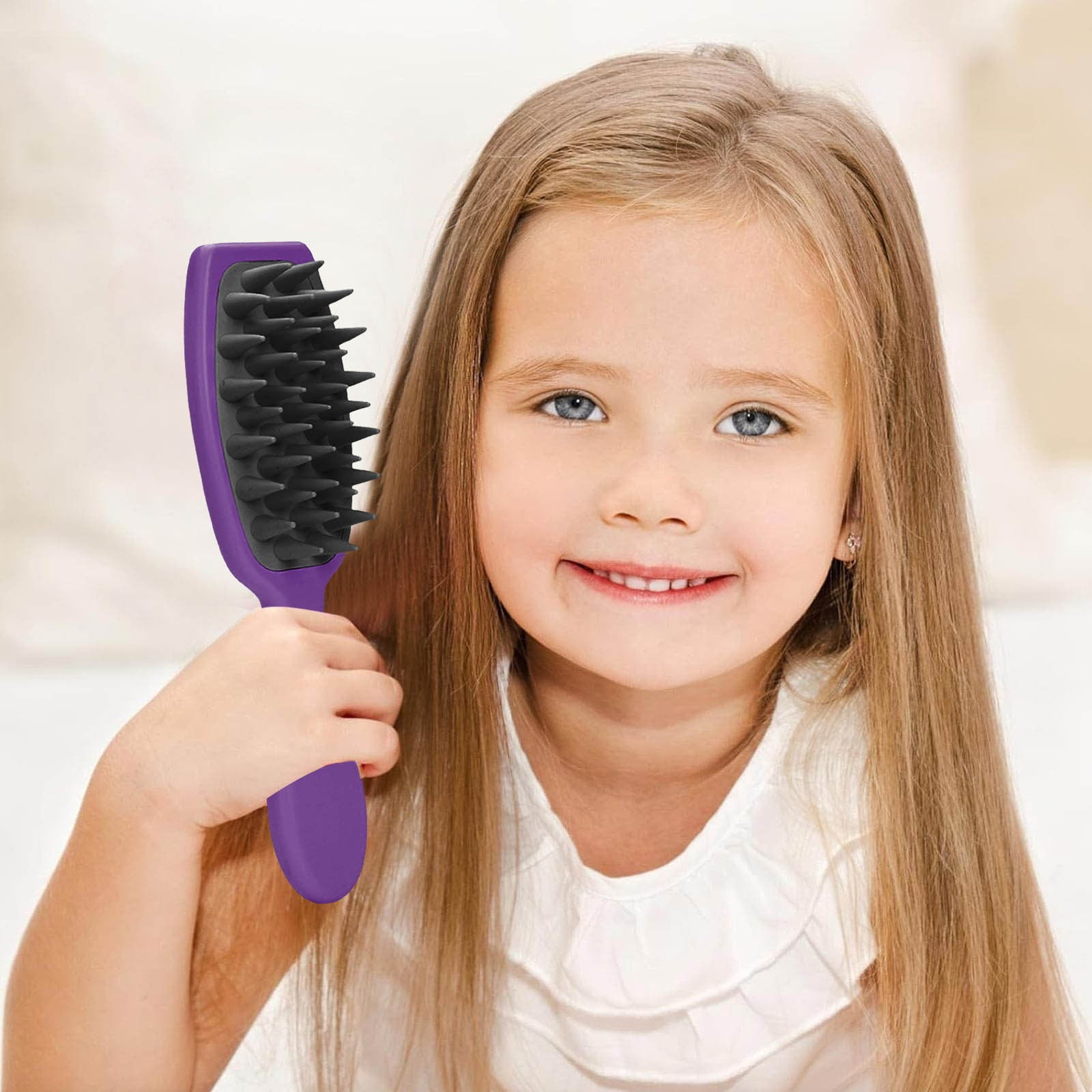 Hairbrush Girls Hair Brush Glitter Straight Hair Products for Kids Hair