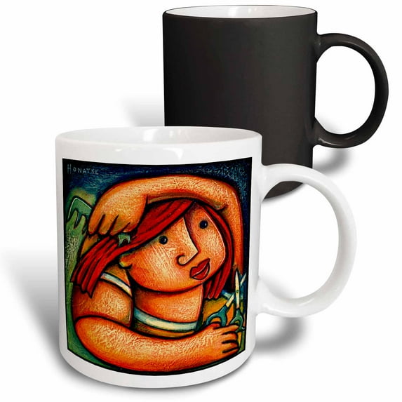 3drose, Haircut, 11oz Magic Transforming Mug