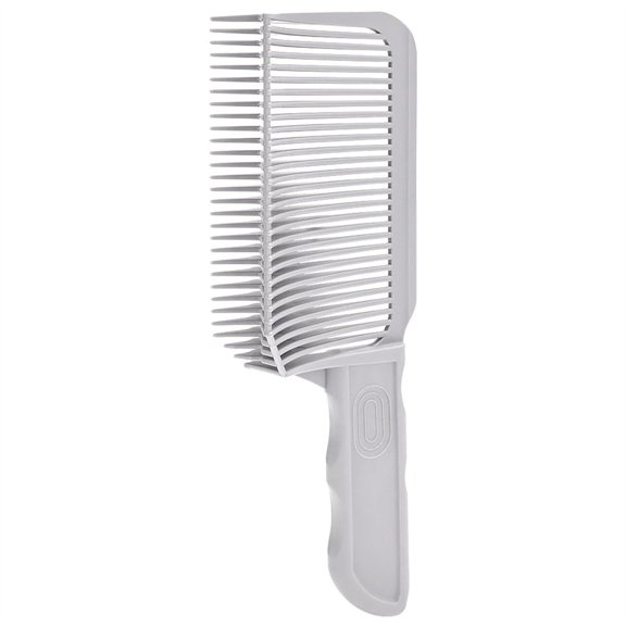 Haircut Fade Comb, Curved Positioning Gradient Blending Guide Tool, Anti-Static Barber Comb for Home & Salon Use, Ergonomic Design, 1 Pc, 20x7.5x3 cm, Grey