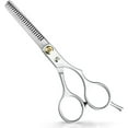 thumbnail image 1 of Haircut Shears Professional Barber Hair Cutting Trimming Razor Edge Teeth Blending Scissor Stainless Steel 6.1 inch for Hairdressing Texturizing, Home Salon, 1 of 9