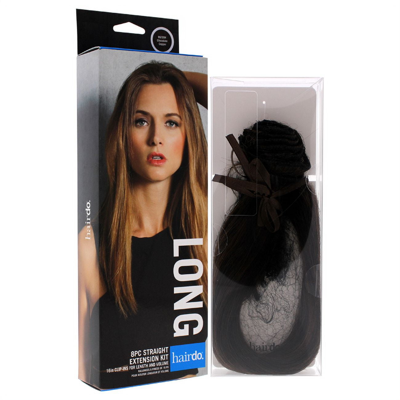 Hairdo Straight Extension Kit - R6 30H Chocolate Copper Hair Extension 8 x 16 Inch