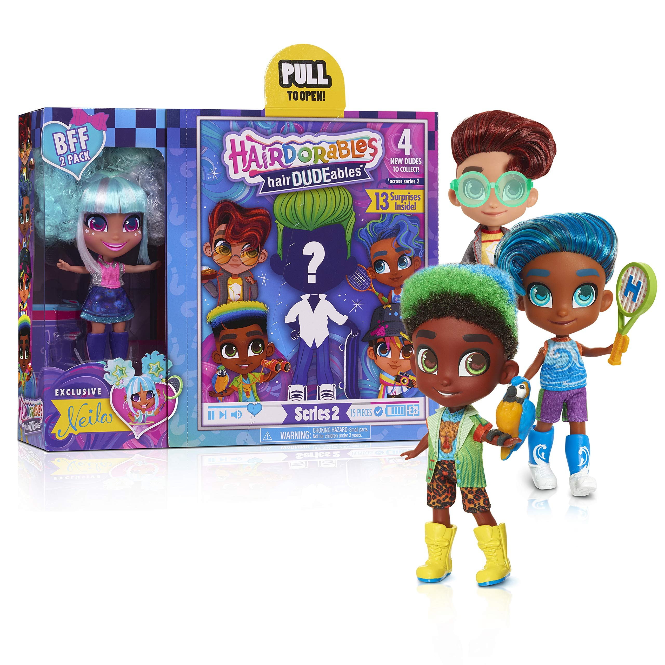 Hairdorables BFF Pack hairDUDEables Series 2