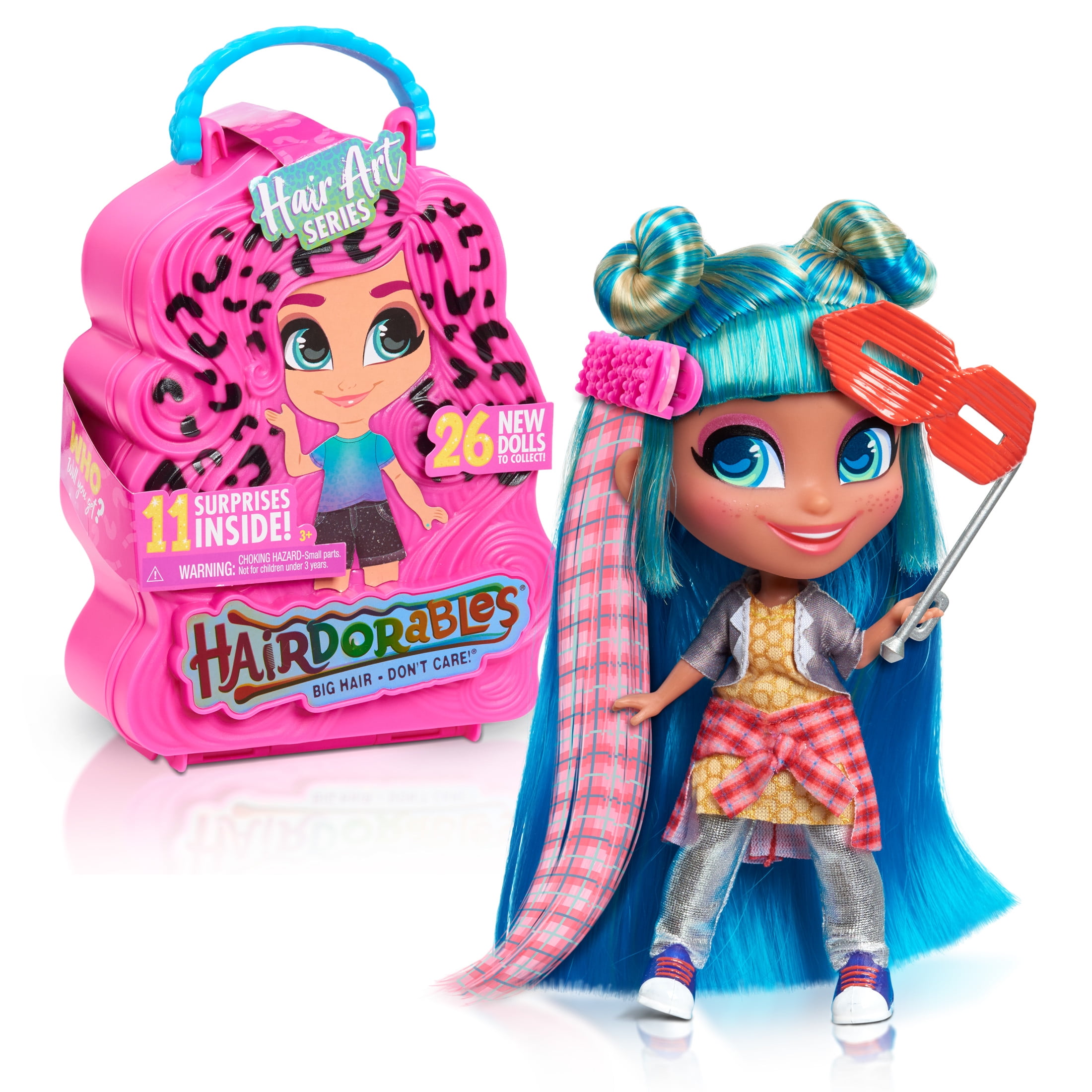 Hairdorables Collectible Doll Hair Art Series 5 styles and case colors may vary each sold separately Kids Toys for Ages 3 up