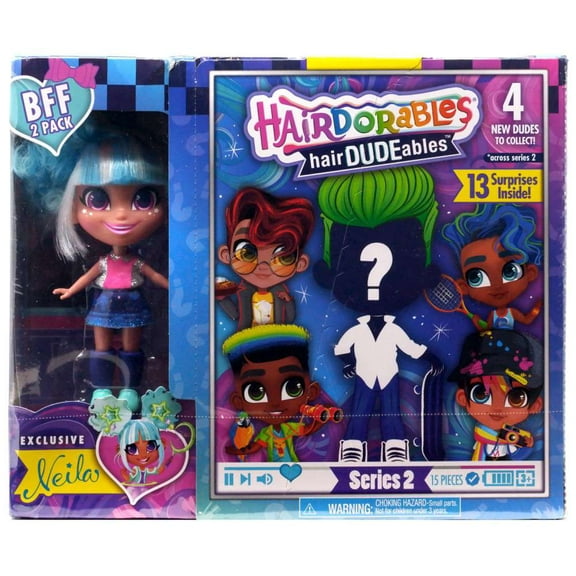 Hairdorables Series 2 Doll Neila Bonus Bestie 2-Pack