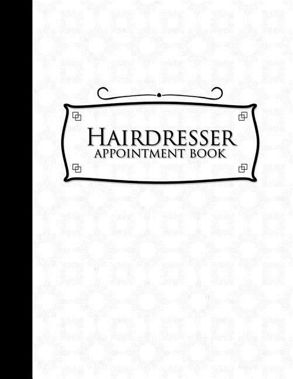 Hairdresser Appointment Book 4 Columns Appointment Paper, Daily