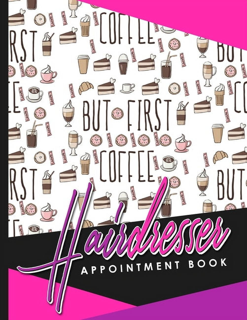 Hairdresser Appointment Book 6 Columns Appointment Log Book
