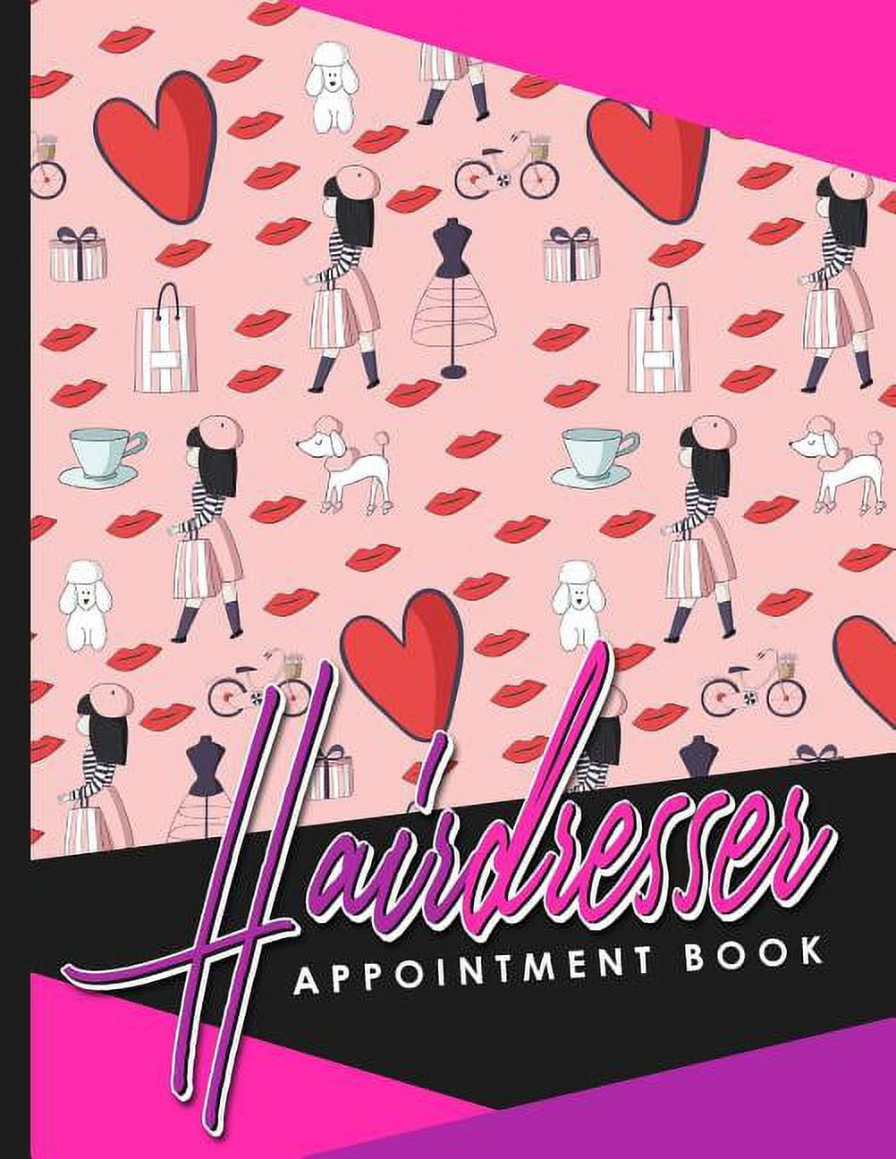 Hairdresser Appointment Book 6 Columns Appointment Organizer Planner