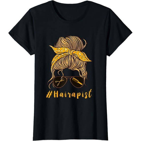 Hairdresser Hairapist Girl Hairstylist Hair Salon Scissors T-Shirt