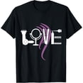 thumbnail image 1 of Hairdresser Love Funny Cute Hair Stylist Gift T-Shirt, 1 of 7