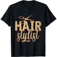thumbnail image 1 of Hairdresser Scissors Hair Salon Hair Stylist Hairstylist T-Shirt, 1 of 4