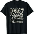 thumbnail image 1 of Hairdresser Shirt Jesus In Her Heart Funny hairstylist Women T-Shirt, 1 of 4