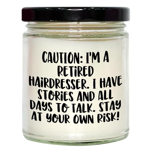 Hairdresser's Haven 9oz Vanilla Soy Candle - A Delightful Gift from Friends to Family