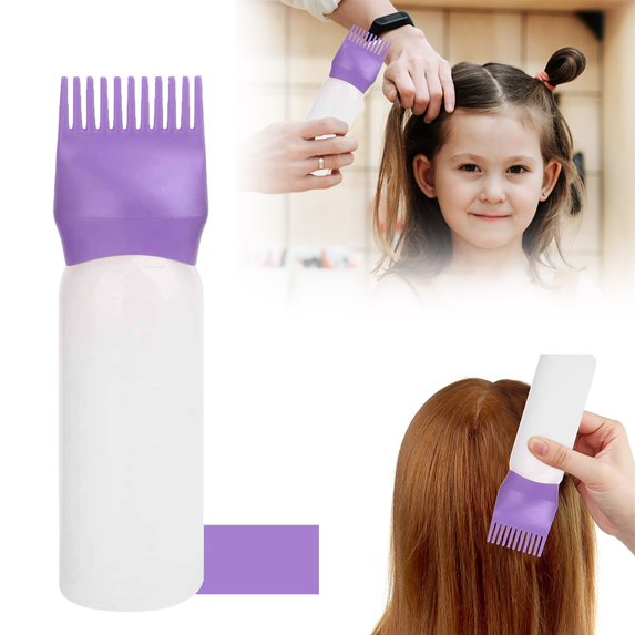 Hairdressing Dry Shampoo Bottle with Teeth and Scale for Salon Perm Dye Application