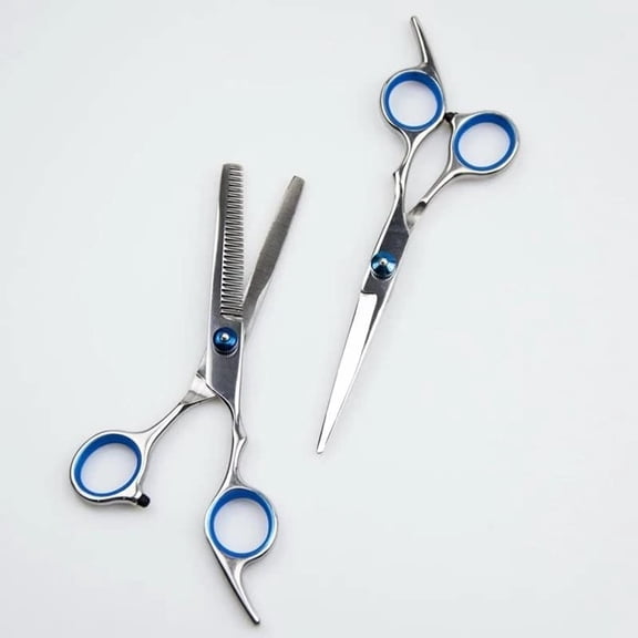 Hairdressing Scissors Set, Professional Thinning Scissors and Sharp Hairdressing Scissors Home Hair Cutting Kit