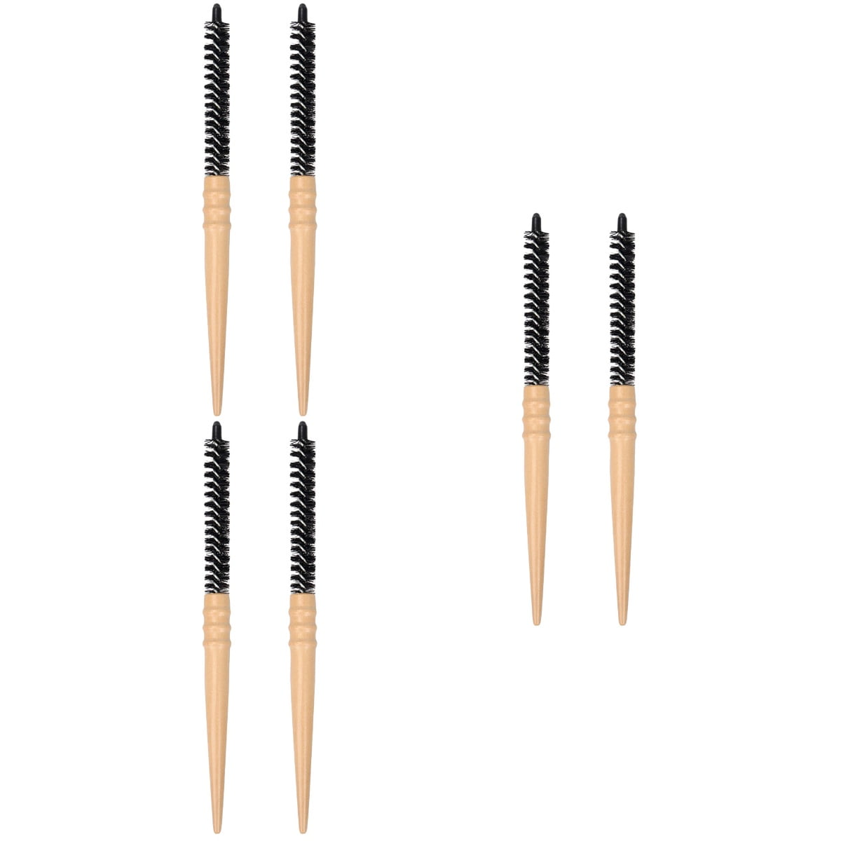 Hairdressing Small Roller Comb Women Brush Hairbrush Wooden for Portable Travel