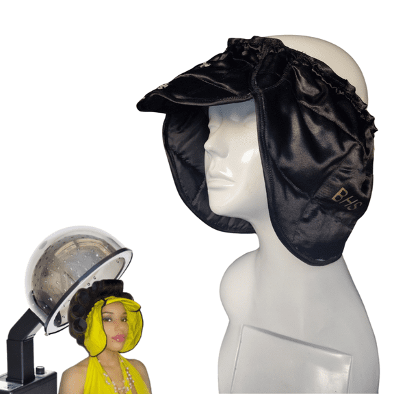 Hairdryer Beauty Heat Shield Complete Protection from Hot Hair Dryers and Hair Steamers (Blac Rose)