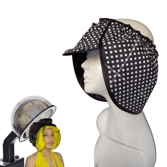 Hairdryer Beauty Heat Shield Complete Protection from Hot Hair Dryers and Hair Steamers (Polka Polka)