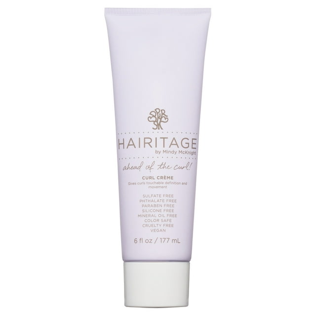 Hairitage Ahead of the Curl! Hydrating Curl Cream with Jojoba Oil for Hair | Coily & Curly Hair Product | Curl Defining Cream for Frizz Control | Color Safe, Vegan, 6 oz.