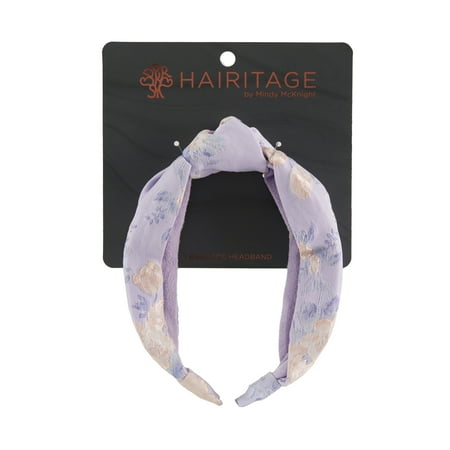 Hairitage Brocade Headband For Women & Girls | Non-Slip Hair Accessory For All Hair Types | Purple, 1PC price history and forecast - Hairitage