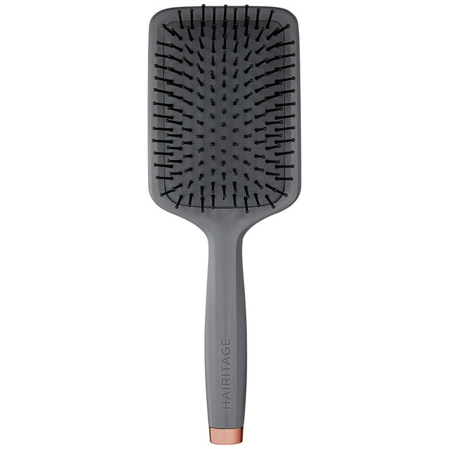 Hairitage Brush It Off Detangling & Smoothing Paddle Hair Brush for Women | Anti Frizz | for Wet & Dry Hair, 1 PC