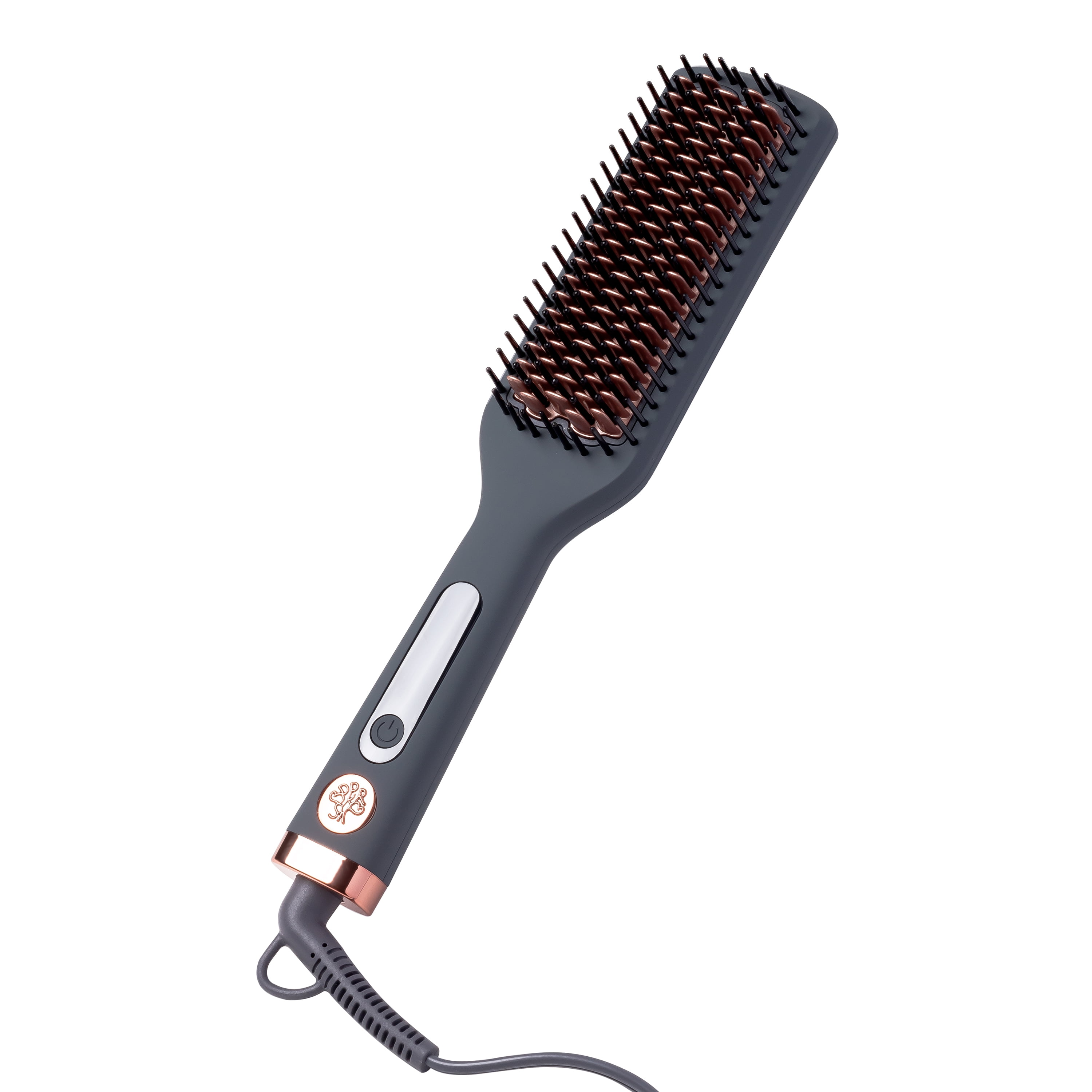 Hairitage Ceramic Heated Hair Straightener Brush and Blowout Styler