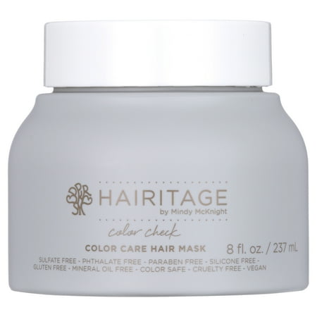 Hairitage Color Care Hair Mask for Color Treated Hair - UV Protection, Sulfate Free, 8 oz
